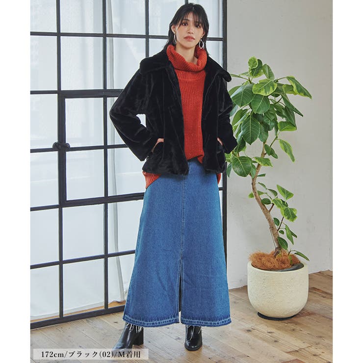 楽天市場】【10％OFFクーポン！配布中！】LAPULE ファー ジャケット