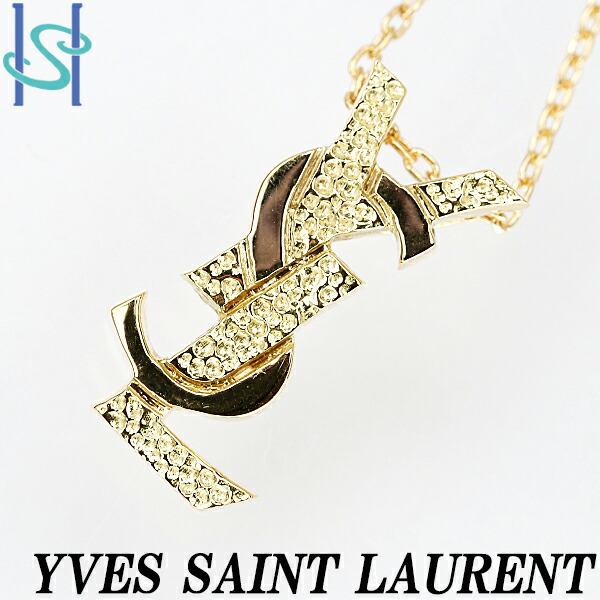 楽天市場】☆イヴサンローラン ネックレス K18 イエローゴールド