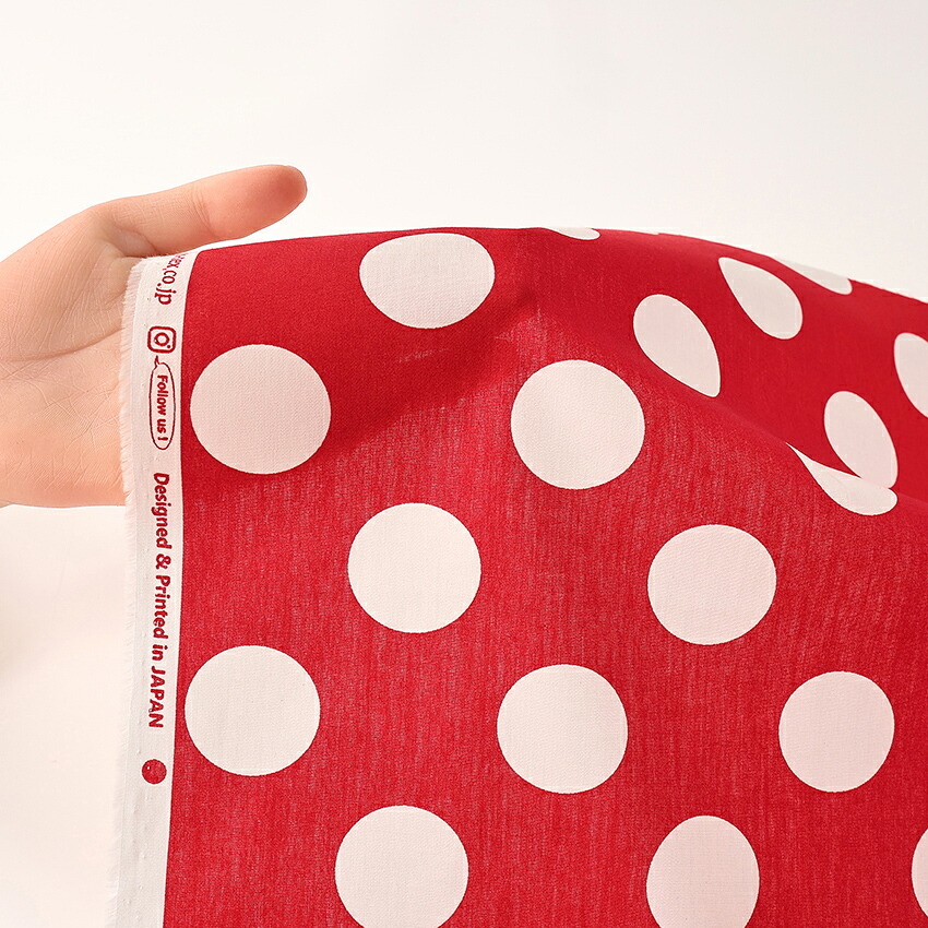 楽天市場】水玉柄 ブロード 50cm単位 | 切売り 切り売り 生地 布 布地