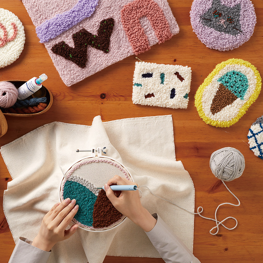 楽天市場】クロバー パンチニードル 57-791 並太〜極太毛糸用