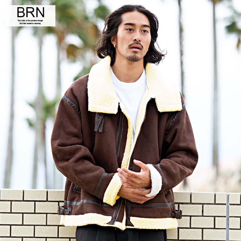 楽天市場】【送料無料】ボア ブルゾン ジャケット アウター ブランド