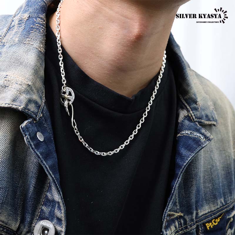 楽天市場】シルバー925 フェザーネックレスチェーン 太陽ホイール