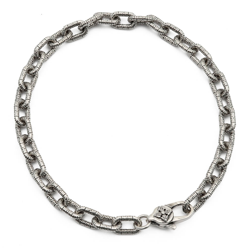 楽天市場】ブレスレット メンズ シルバー925 あずきチェーン チェーン