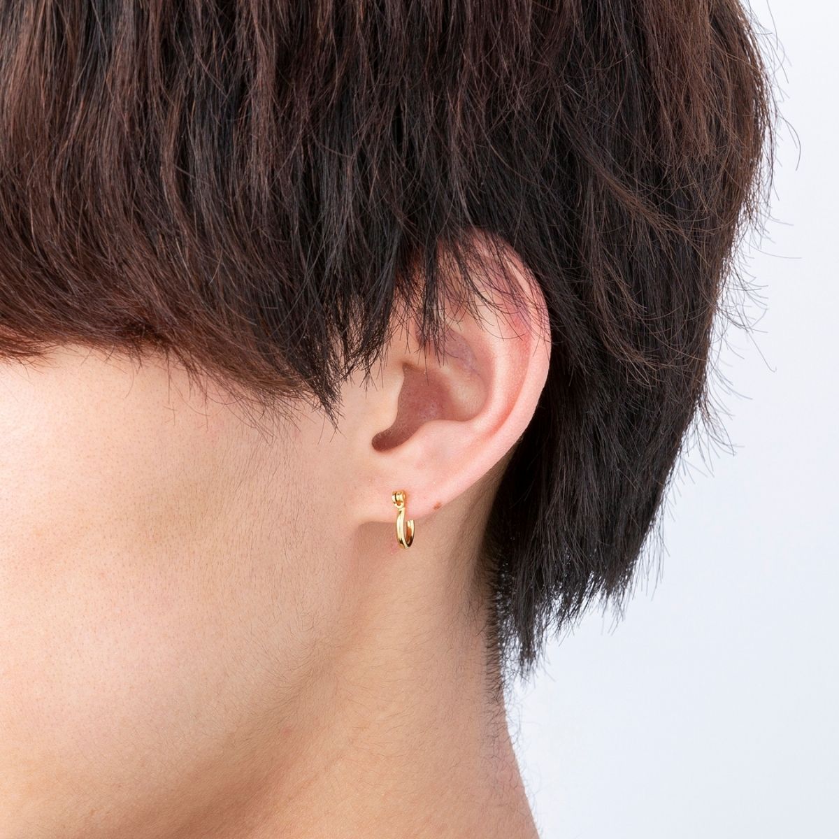 楽天市場】ポストのみ18金 フープピアス メンズ レディース 1,6mm×10mm