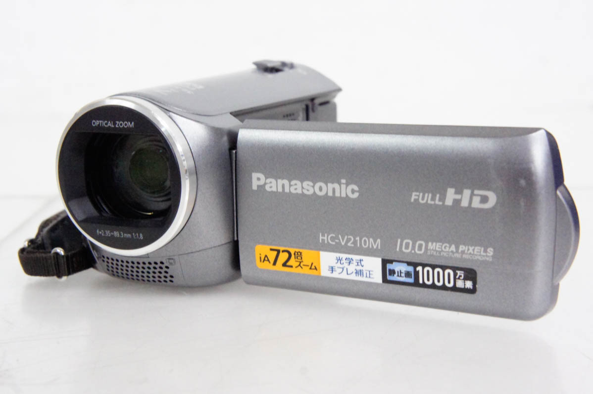 Panasonic HC-V210M レッド ビデオカメラ 本体｜バッテリー2個 概要