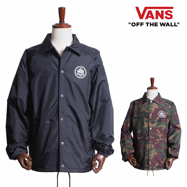 楽天市場】アウトレット バンズ コーチ ジャケット ナイロン ブラック