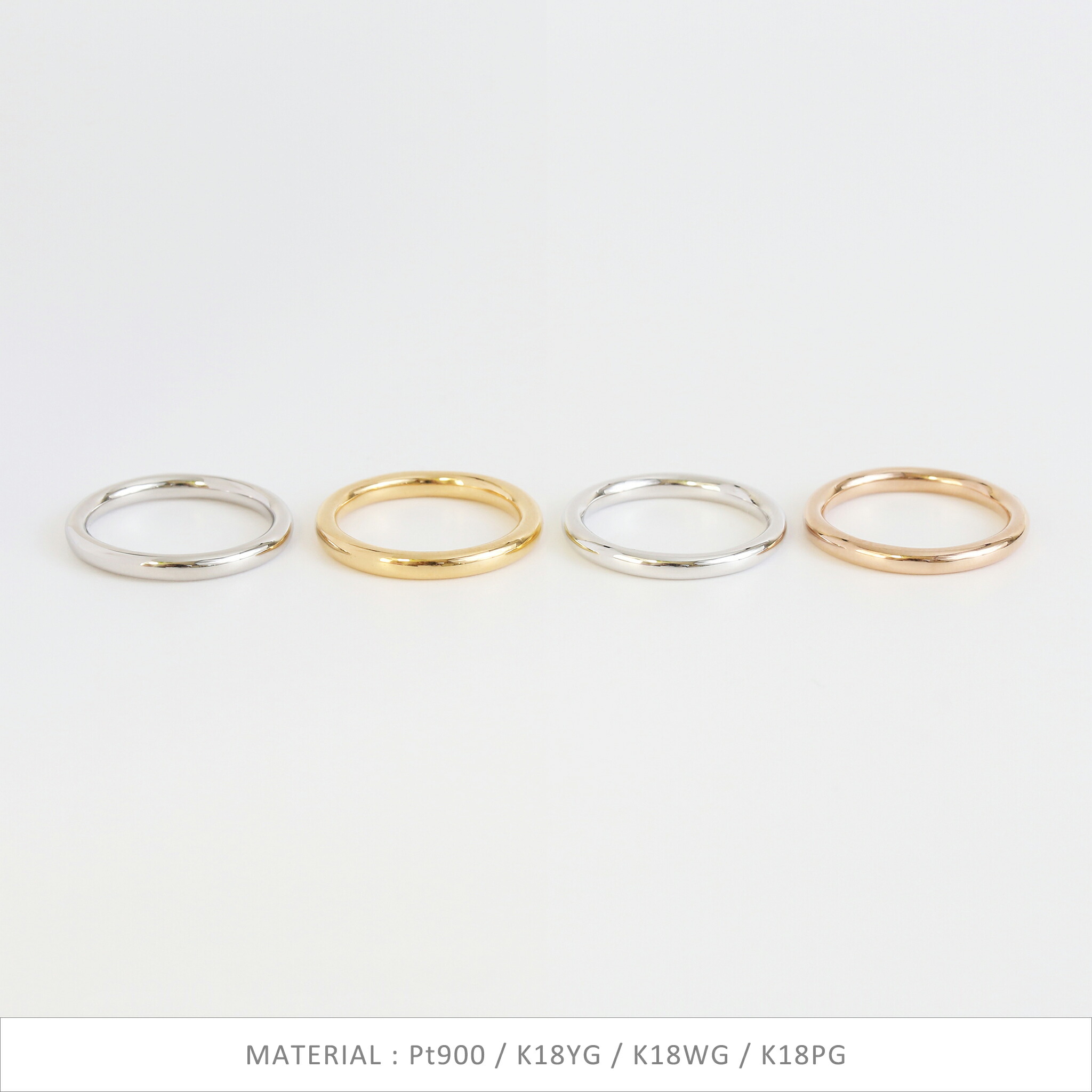 楽天市場】【Nude Ring / middy】 K10/K18/Pt900 シンリング 細身 指輪