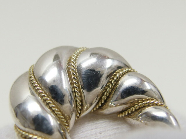 楽天市場】ティファニー ツイストロープ リングコンビ イヤリング