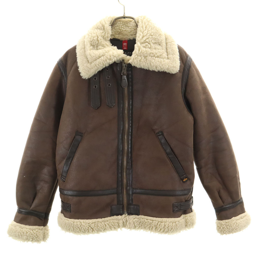 楽天市場】b－3 フェイクムートン レディース alpha industriesの通販