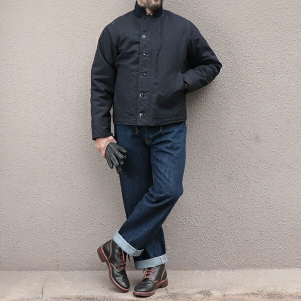 楽天市場】フリーホイーラーズ CIVILIAN DECK JACKET COTTON DUCK DRY