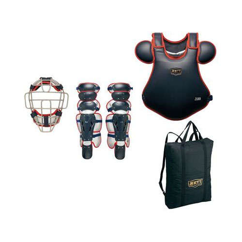 楽天市場】ZETT ゼット 軟式用 キャッチャー防具 3点セット 専用ケース