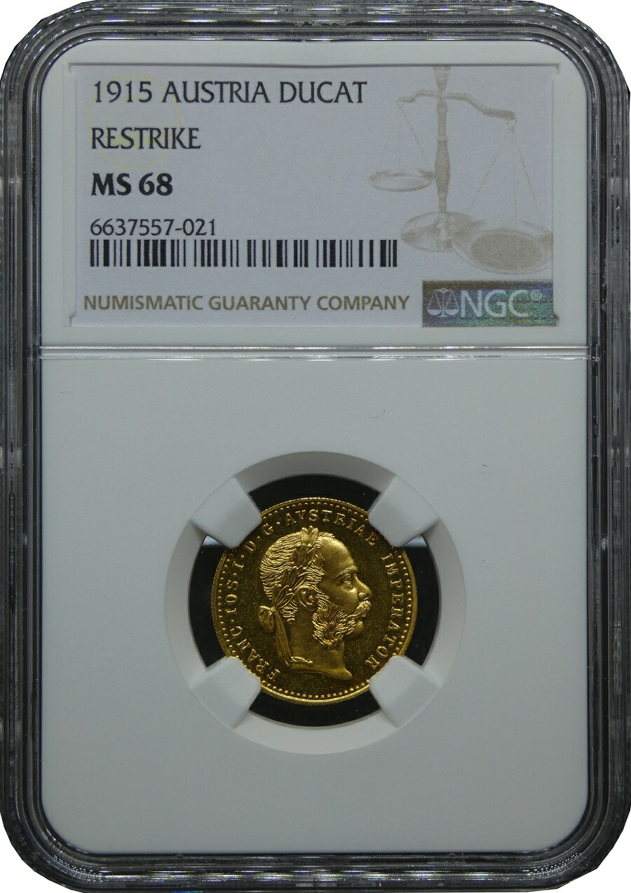 楽天市場】1915年 オーストリア フランツ ヨーゼフ1世 ダカット金貨