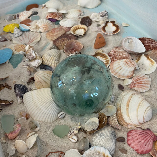 楽天市場】ビン玉、浮き球、浮き玉 レトロ ガラス玉、約10cm 1個「95mm