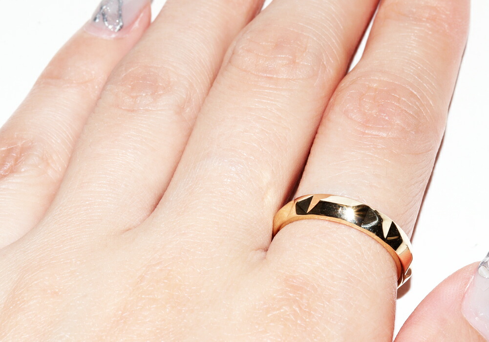 楽天市場】ティファニー 指輪 K18YG トゥルーバンドリング 幅4ミリ 約