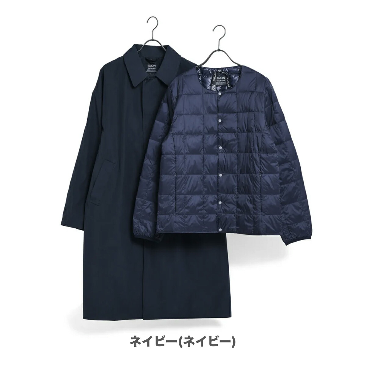 楽天市場】【公式】TAION (タイオン) CR バルカラーコート+ダウン