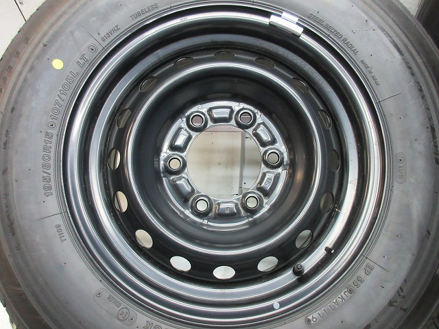 楽天市場】15インチ トヨタ ハイエース純正 195/80R15 6J+35 139.7