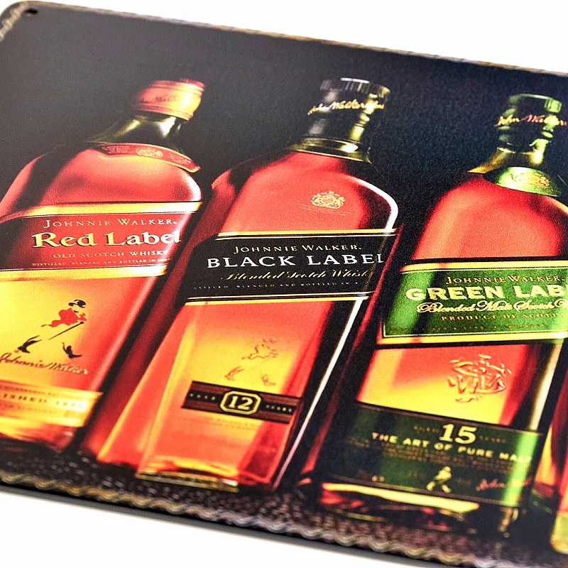 楽天市場】ブリキ看板k ジョニーウォーカー スコッチウイスキー