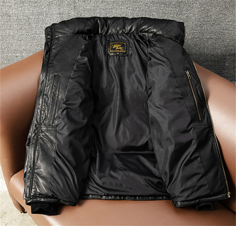 楽天市場】本革ダウンジャケット レザーダウン ダウン ダウン