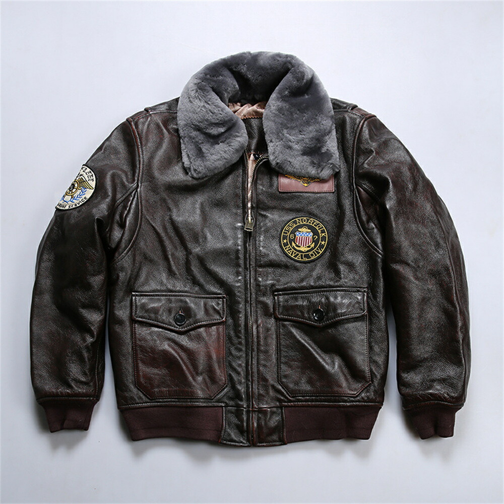 楽天市場】革ジャン メンズ 本革 g1フライトジャケット フライト