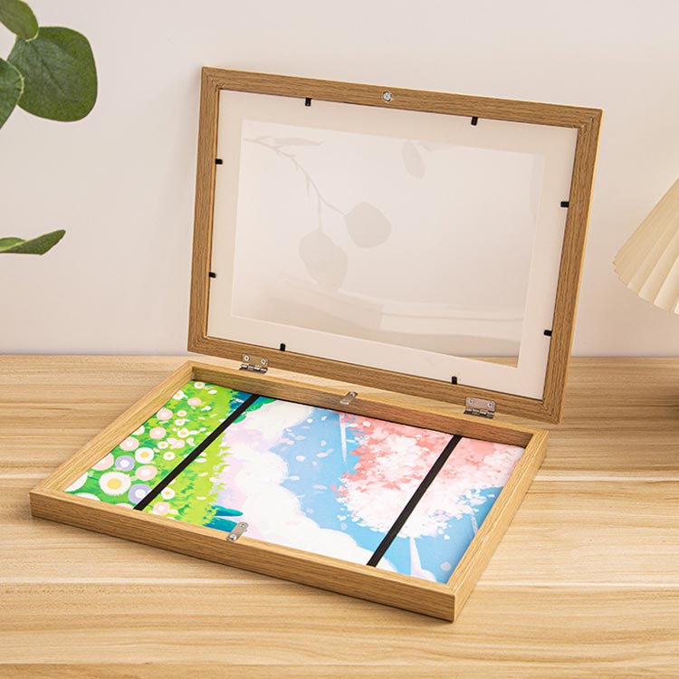 楽天市場】【a3サイズ木製アートフレーム 2個セット】子供の絵 収納
