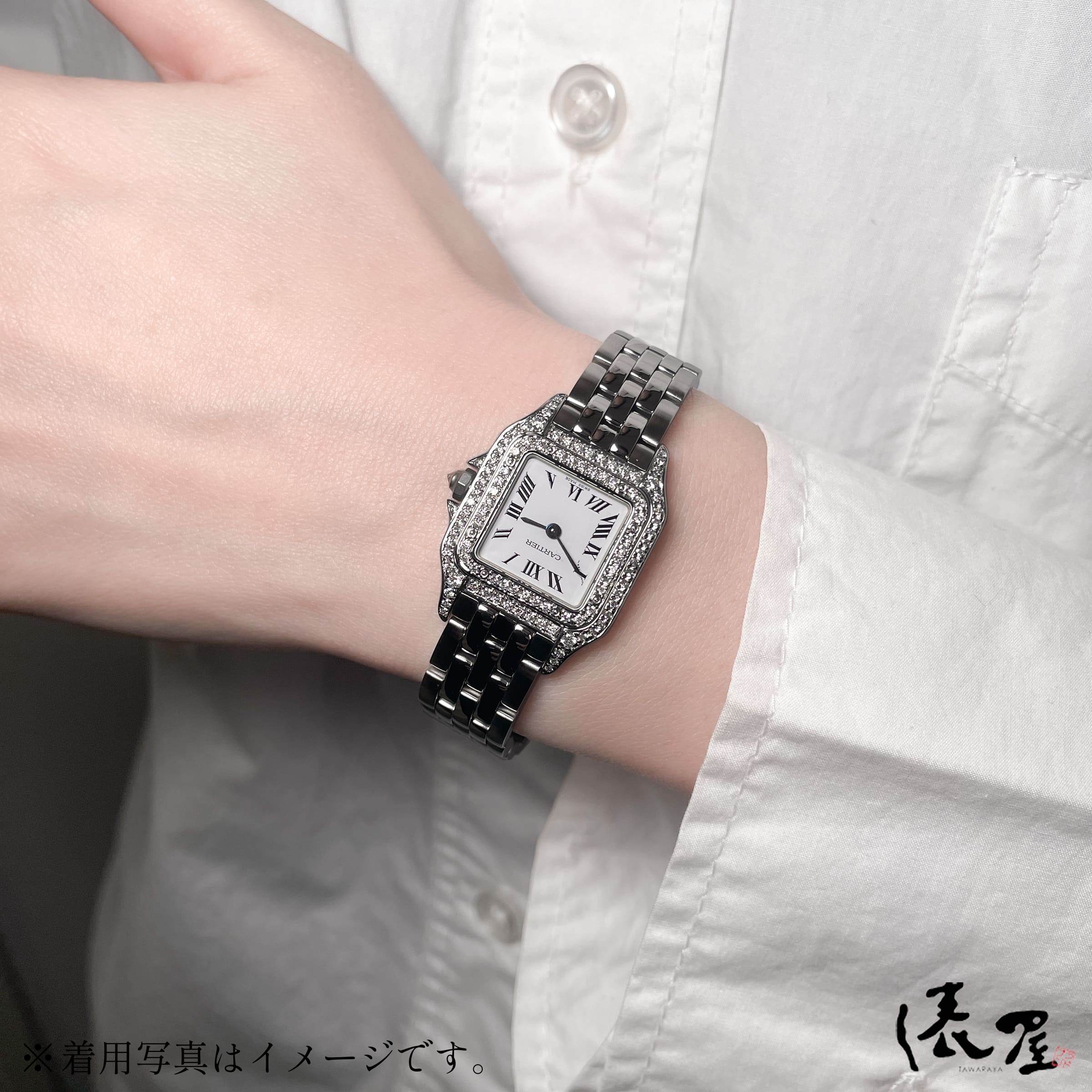 楽天市場】【2重ダイヤベゼル】カルティエ パンテール SM 後期モデル