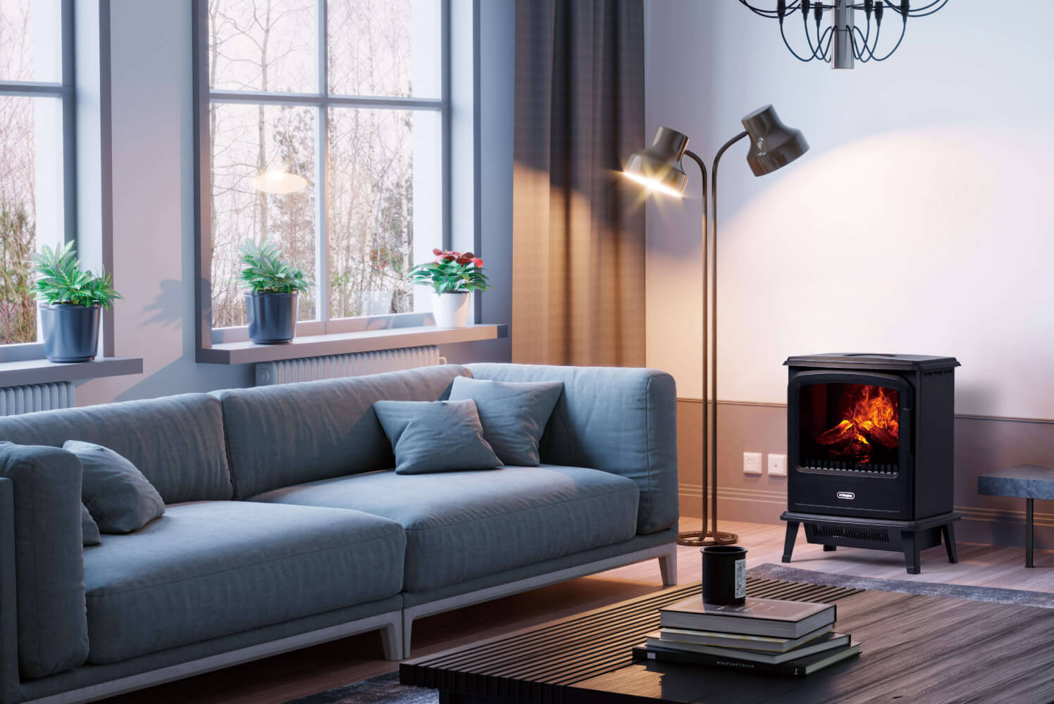 楽天市場】電気暖炉 evn10j エヴァンデール Dimplex ディンプレックス