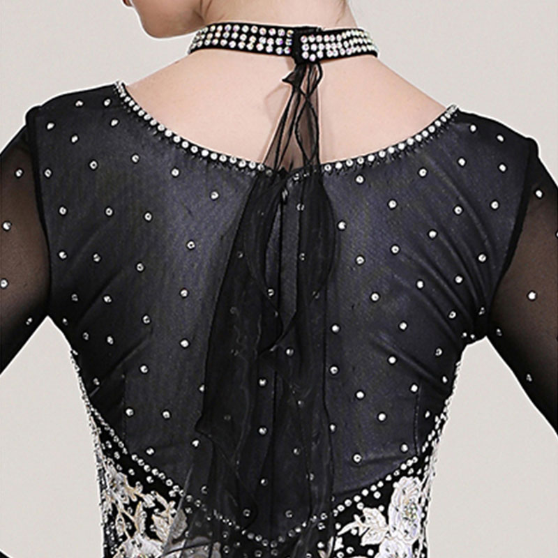 楽天市場】社交ダンス衣装 ワンピース モダンドレス 社交ダンス 黒