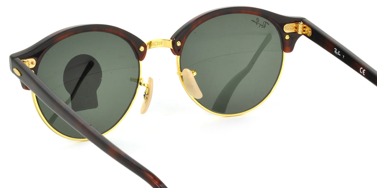 楽天市場】レイバン サングラス クラブラウンド Ray-Ban RB4246 990 51