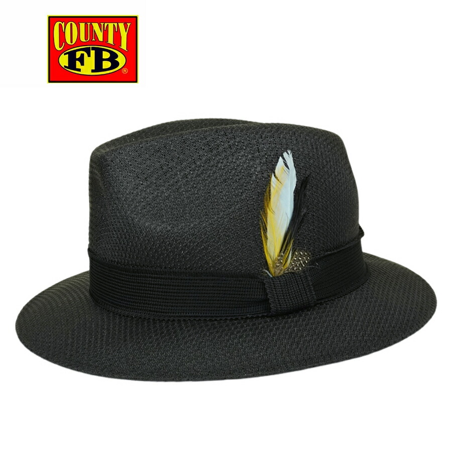 楽天市場】FB COUNTY エフビーカウンティーフェドラハット ソリッド