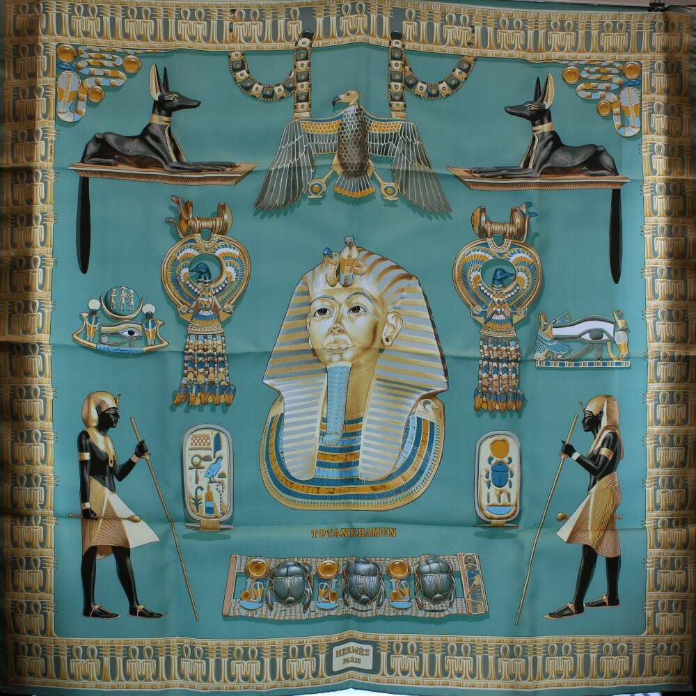 楽天市場】エルメス HERMES カレ90 ツタンカーメン TUTANKHAMUN