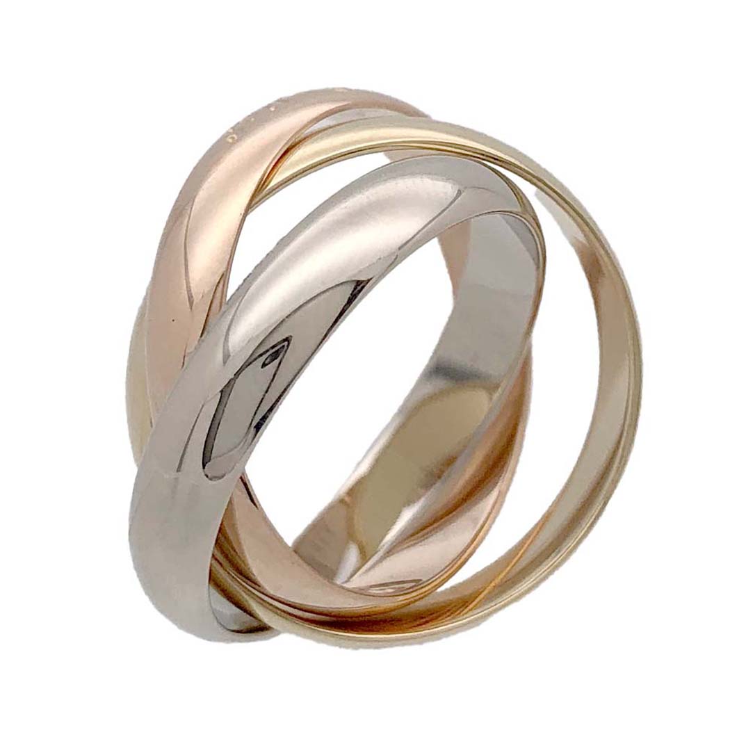 楽天市場】カルティエ□ トリニティ リング #49 6号 750 WG YG PG