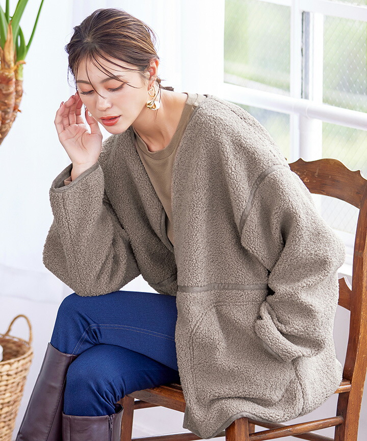 楽天市場】【楽天スーパーセール！70％OFF!!】2wayリバーシブルボア