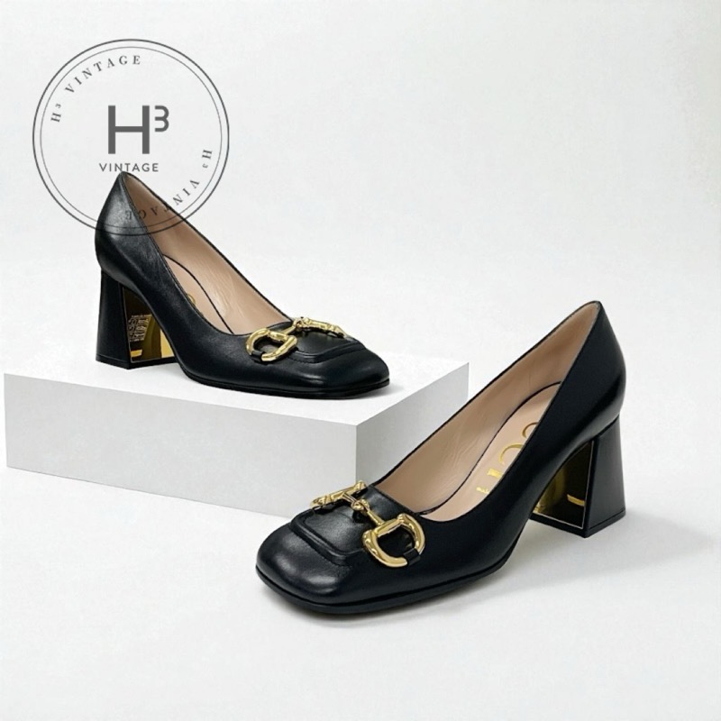 楽天市場】パンプス（ブランドグッチ・形状（つま先）スクエアトゥ