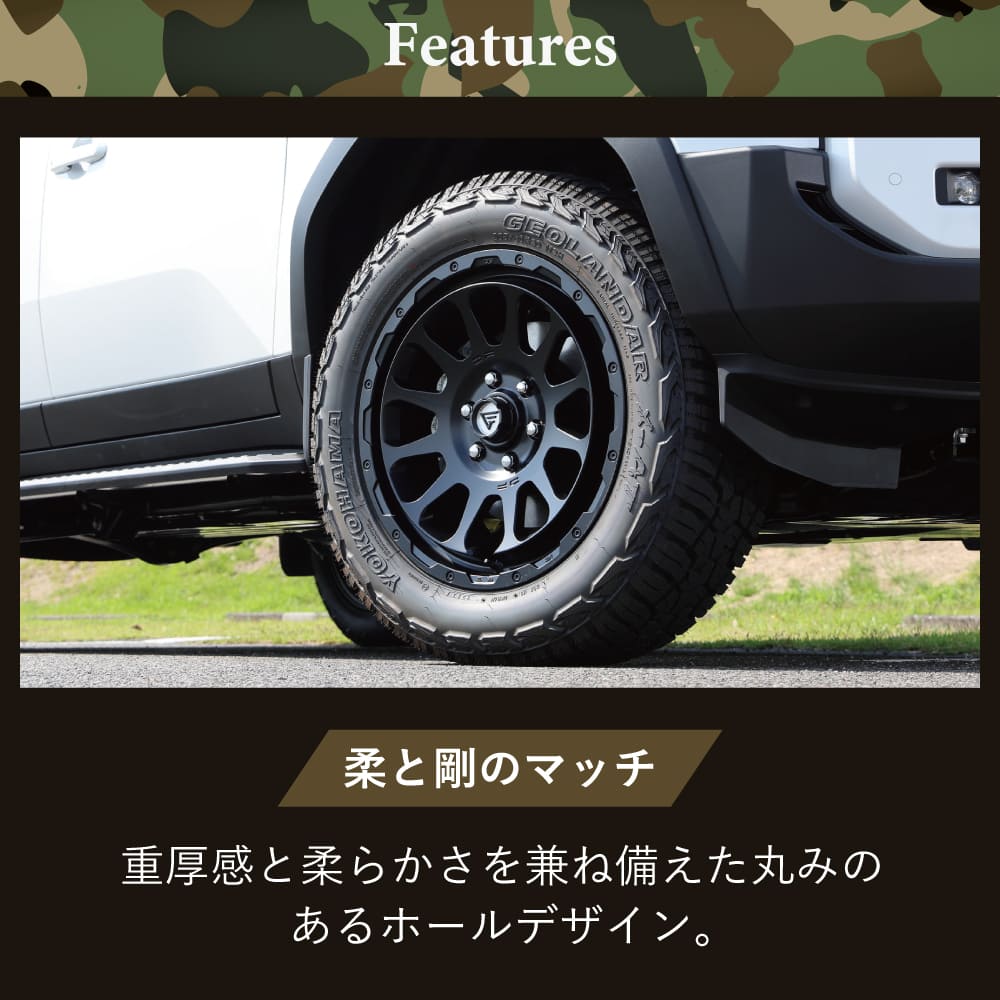 楽天市場】【取付対象】DELTA FORCE OVAL 16x5.5J 5/139.7 +20 マット