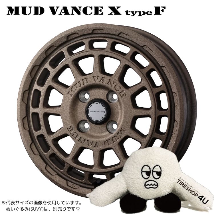 楽天市場】【最大2000円OFF】WEDS MUD VANCE X typeF 14×4.5J 4/100 +