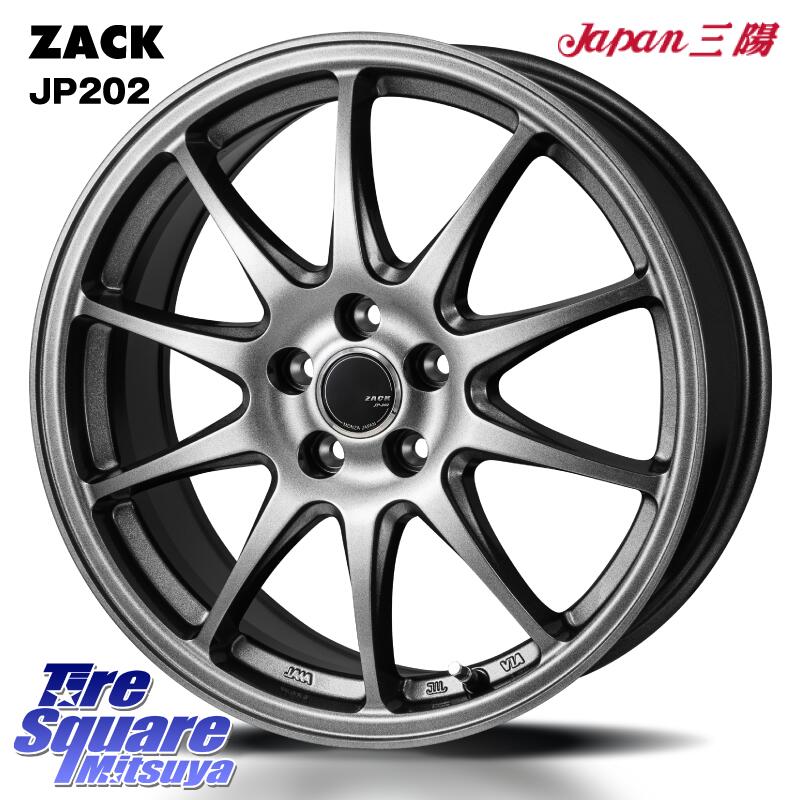 楽天市場】Japan三陽 ZACK JP202 ホイール 4本 17インチ 17 X 7.0J +45
