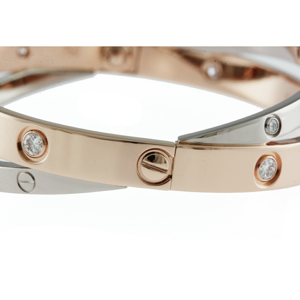 楽天市場】カルティエ ラブブレス ダイヤモンド ドライバー付き