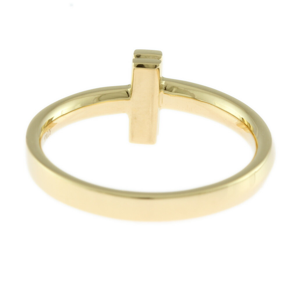 楽天市場】ティファニー Tワン ナロー リング 指輪 11号 18金 K18