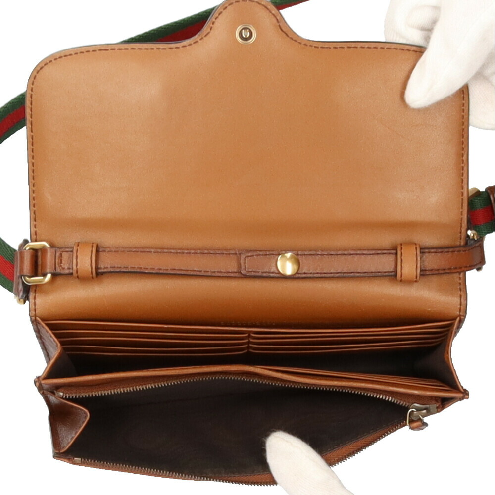 楽天市場】グッチ GUCCI コンバーチブルウォレット GGホースビット 長