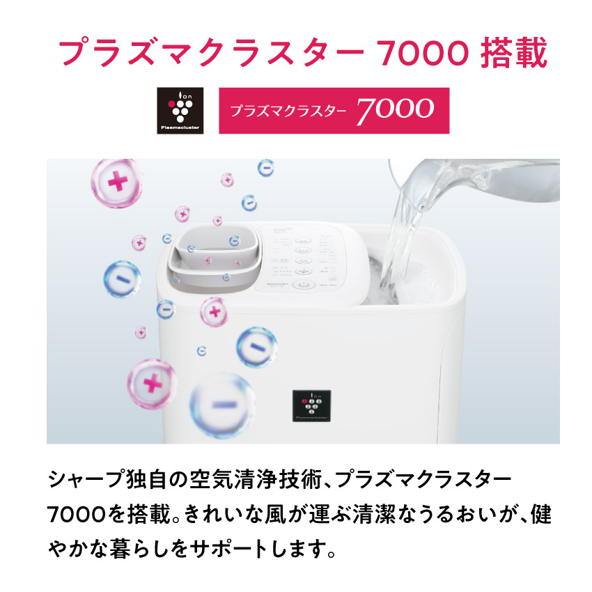 楽天市場】シャープ HV-T75 プラズマクラスター加湿器 （ホワイト系