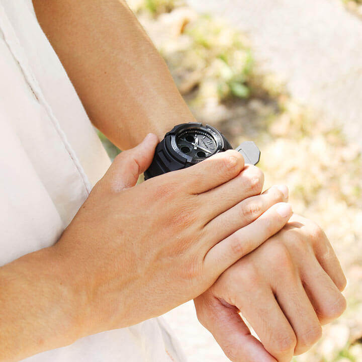 楽天市場】G-SHOCK ジーショック 電波 ソーラー アナログ 黒 ブラック