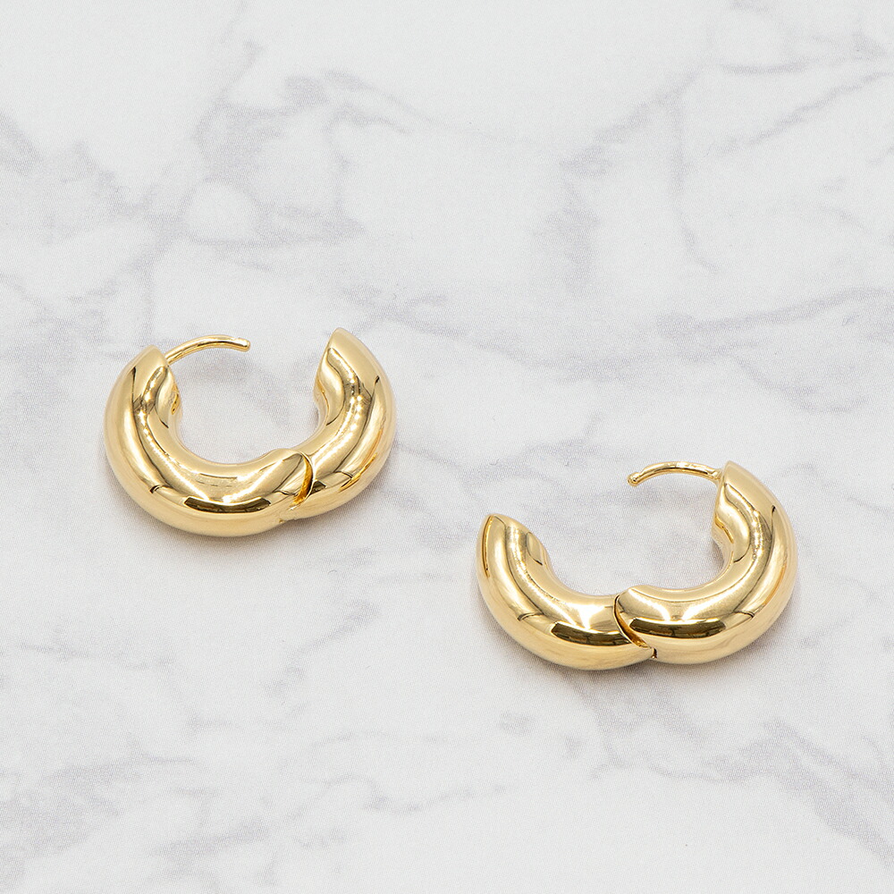 楽天市場】トムウッド TOM WOOD ピアス ゴールド チャンキーフープ