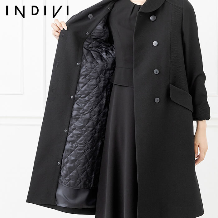 楽天市場】【INDIVI】コート アウター 喪服 礼服 レディース ブラック