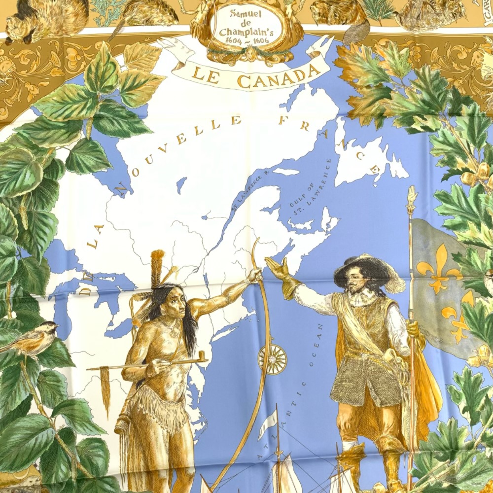 楽天市場】極美品 エルメス HERMES 1990年代 Le Canada Indian カナダ