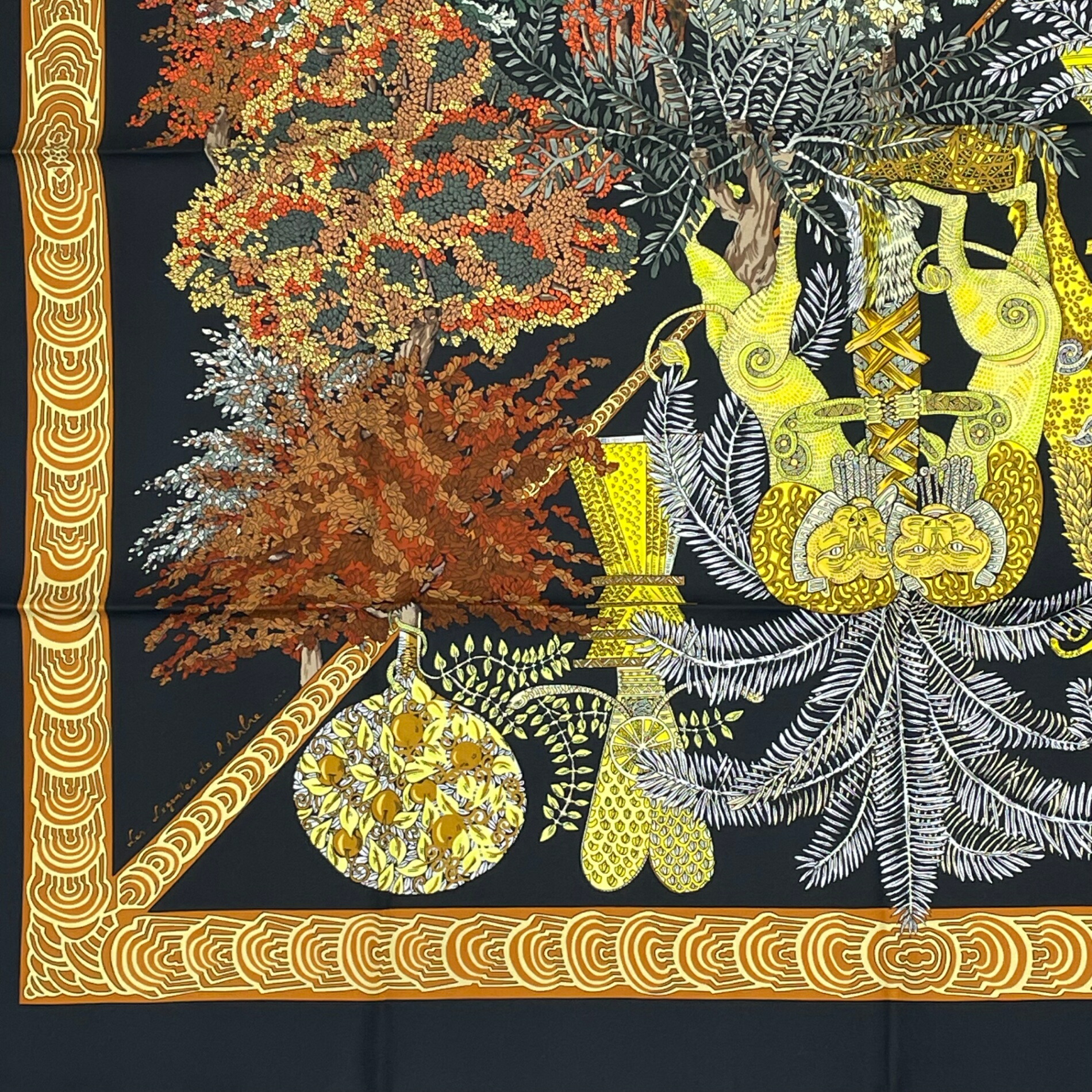 楽天市場】新品同様 HERMES エルメス カレ90 Les Legendes de L'Arbre