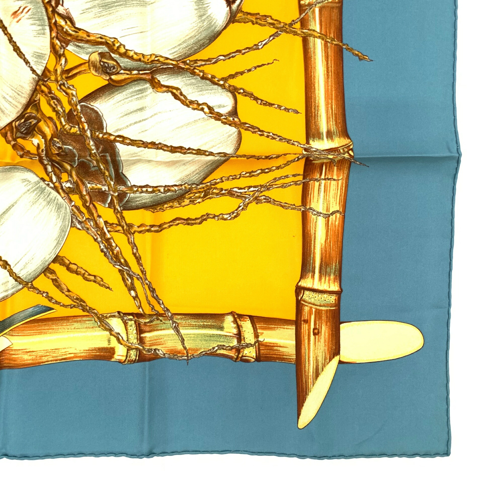 楽天市場】極美品 HERMES エルメス カレ90 Jardin Creole クレオルの