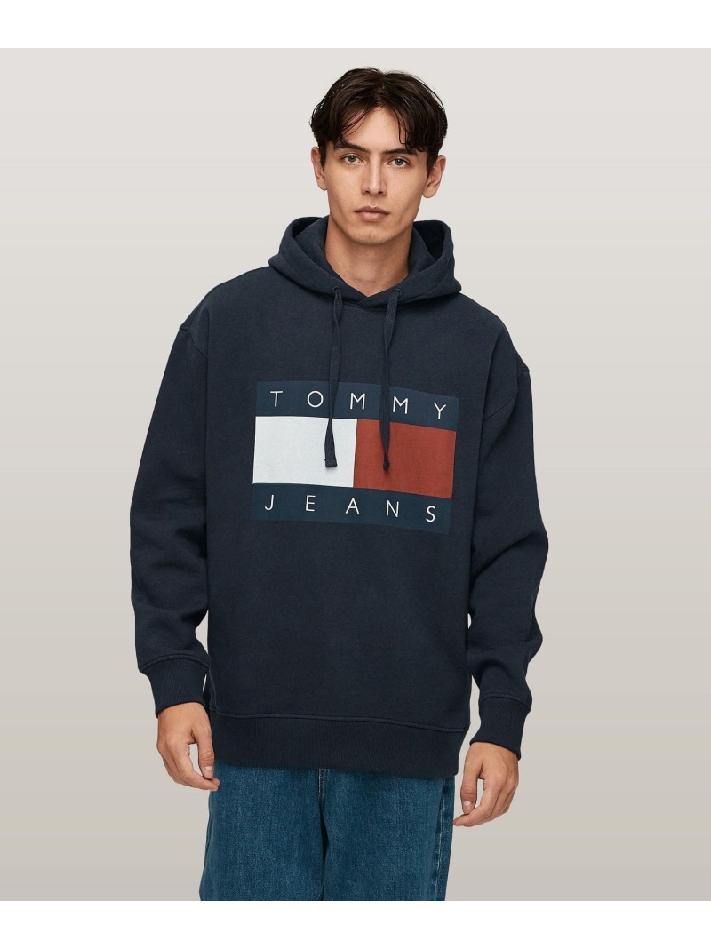楽天市場】【SALE／50%OFF】リラックスメランジフラッグパーカー TOMMY