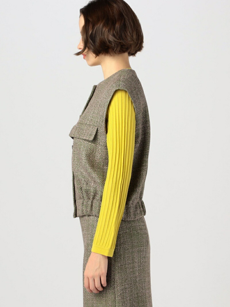 楽天市場】【SALE／40%OFF】ロービングツイード ノースリーブブルゾン