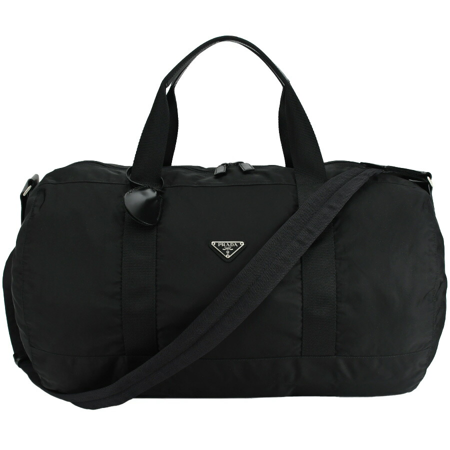 楽天市場】プラダ PRADA トライアングルロゴ ボストンバッグ B4651