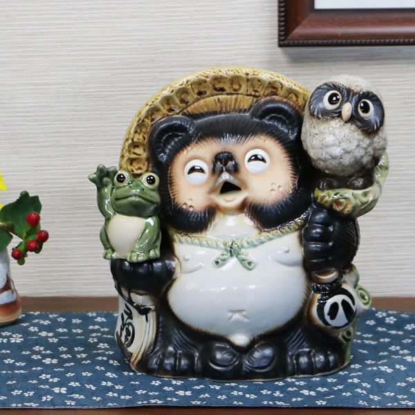 楽天市場】【38時間限定20%OFFクーポン配布中】たぬき 信楽焼 タヌキ